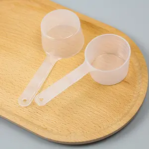 Disposable Food Grade PP Plastic Milk Powder Scoop Transparent 25g Powder Measuring Scoops For Protein Powder