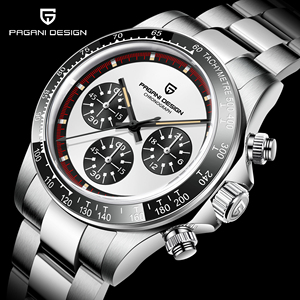 New PAGANI DESIGN 1676 New Men's Watches Quartz Wrist Watch Men <strong>Retro</strong> Sports Chronograph Japan VK63 Sapphire Glass <strong>Clock</strong> - Product Image 5