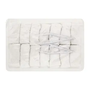Wholesale Single Use Dry Air line Towels first Class Cotton White Small Towel for Spa Hotel Restaurant Airline Disposable Towel