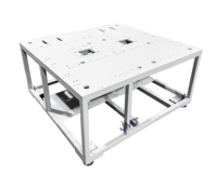 Châssis de base pour machine robuste |   Service de perçage par usinage CNC de précision |   Assemblage de structure en acier soudé |   Châssis OEM |