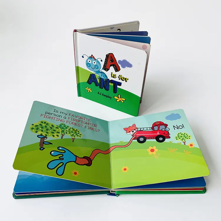 Venta al por mayor de libros infantiles personalizados con diseño de formas extrañas libros de tablero de impresión offset a todo color para niños
