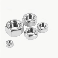 Écrou hexagonal en acier au carbone zingué résistant à la corrosion pour l'exploitation minière M1.4-M72 DIN 934 entièrement fileté autobloquant usiné CNC
