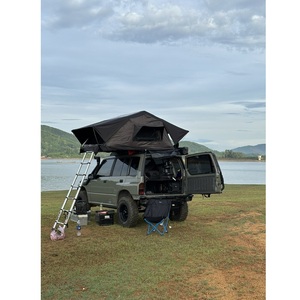 เต้นท์ทรงตรงสำหรับตั้งแคมป์สี่ฤดูเต็นท์4x4กันน้ำมีบริการ OEM เต็นท์พับบนดาดฟ้าผลิตในเวียดนาม - Product Image 2