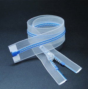 <span class=keywords><strong>Fermeture</strong></span> à glissière transparente No.5 fil coloré dentelle de maille transparente <span class=keywords><strong>fermeture</strong></span> à glissière en nylon blanc <span class=keywords><strong>fermeture</strong></span> à glissière veste à extrémité ouverte - Product Image 4