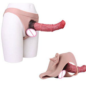 Dildo fantaisie portable style tanga pour femmes et couples, jouet de plaisir interactif, design vibrant, plusieurs options disponibles - Product Image 1