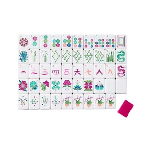 Fichas de Mahjong Americanas Personalizadas ODM/OEM, Mahjong Acrílico Portátil de Cuatro Capas para Juego en Interiores, Hecho a Mano, Suministro Directo de Fábrica - Product Image 1