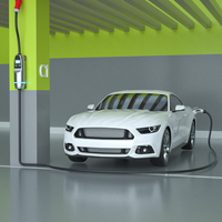 Chargeur de voiture électrique portable KHONS Type 2 avec boîtier de contrôle EU, indice IP65, 3,3-22 kW, état neuf