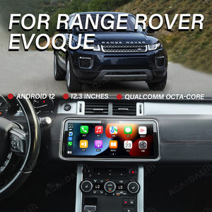 Acardash Radio mobil Android 13 12.3 inci, pemutar Audio Video Stereo GPS navigasi mobil untuk Land Rover <span class=keywords><strong>Range</strong></span> Rover Evoque 2012-2016 - Product Image 1