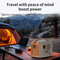 ECOPLAY 800W 512Wh Panneau solaire MPPT monté sur véhicule, Lampe torche télécommandée, Onduleur à onde sinusoïdale pure, Chargeur mobile