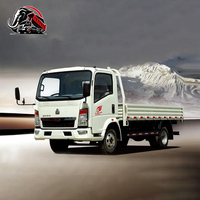 Camion léger diesel de 130 CV, 5 tonnes, nouveau Sinotruk Howo 4x2, camion à plateau plat léger