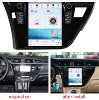 Reproductor de DVD para Auto Android de 10.4 Pulgadas para Toyota Corolla 2014-2016, Radio Estéreo Inalámbrica para Auto con Carplay, Navegador GPS, Bluetooth