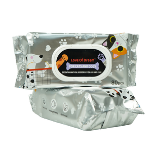 Lingettes humides jetables non tissées pour animaux domestiques (chats, chiens, oiseaux) – Personnalisables, sans parfum - Product Image 2
