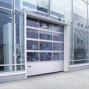 工業用オーバーヘッド異なるリフティングタイプ断熱断面ドア工場で外装または内装用 - Product Image 2