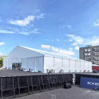 Carpas para Eventos para 300 Personas, Carpa Grande para Exteriores, Exposiciones, Estructura de Aluminio de Lujo