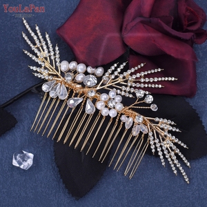 YouLaPan HP01 Accesorio para el Cabello <span class=keywords><strong>de</strong></span> <span class=keywords><strong>Novia</strong></span> <span class=keywords><strong>en</strong></span> Forma <span class=keywords><strong>de</strong></span> Peineta con Flores <span class=keywords><strong>de</strong></span> Aleación, Ideal para Mujeres <span class=keywords><strong>en</strong></span> Bodas, Bailes y Banquetes - Product Image 4