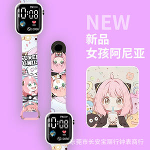 Reloj Digital <span class=keywords><strong>Infantil</strong></span> con Logotipo Personalizado 2025, Reloj Deportivo Electrónico Cuadrado de Moda para Niños y Niñas con Estampado de Dibujos Animados - Product Image 5