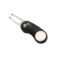 Fourche à divot de golf rétractable Spring Pop-up, conception à rebond automatique, en alliage durable, outil d'entretien pour parcours de golf
