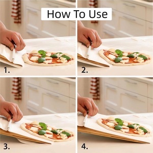 Utensilios para el Hogar y la Cocina, Novedades 2026, Pala para <span class=keywords><strong>Pizza</strong></span> Deslizante, Herramienta para <span class=keywords><strong>Pizza</strong></span> Antiadherente - Product Image 4