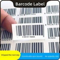 Impression d'étiquettes de codes-barres, nom des aliments, liste des ingrédients des boissons, fabrication à Guangzhou, étiquettes autocollantes en PVC personnalisées bilingues