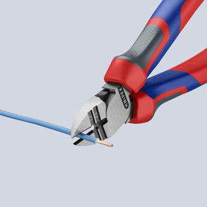 KNIPEX 14 22 160 Cortador diagonal con mangos aislados Comfort negros 160 mm - Product Image 3