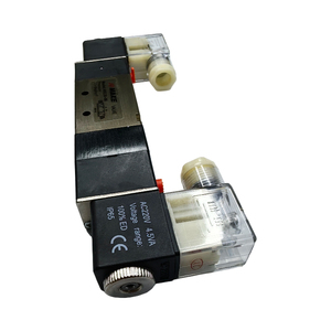 วาล์วลมนิวแมติก 4V230 5/3 ทาง ควบคุมภายนอก แบบขดลวดคู่ วาล์วโซลินอยด์อะลูมิเนียมอัลลอย - Product Image 3