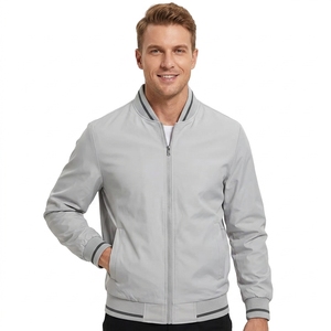Giacca Bomber Casual di Alta Qualità Personalizzata con Colletto Rialzato, Stile Varsity, <span class=keywords><strong>Marca</strong></span> Vintage con Cerniera, Antivento e Traspirante per Uomo - Product Image 2