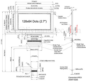 22pin yellow Pure Evoke F4 Oasis Avanti Flow <span class=keywords><strong>radio</strong></span> 9919301000 RiTdisplay 3121193010-03 full brightness oled lcd display screen - Product Image 5