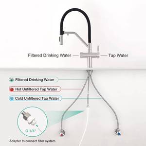 Stainless Steel Filter in 1 Sparkling with Drinking Water 3 Way Kitchen Faucet Mixer Tap - Product Image 6