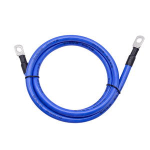 5Awg <b>Battery</b> Wire Harness 16mm Silicone Insulated Pure Copper Conductor 600V Ev <b>Battery</b> Interconnect With Ring <b>Terminals</b> - Product Image 3