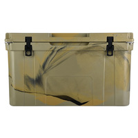 Glacière Rotomoulée Haut de Gamme Personnalisée Moderne Étanche Thermique Réutilisable 78QT avec Roues pour Pique-nique, Camping et Boissons