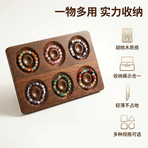 Envío en 48 horas, exclusivo para envíos internacionales, organizador de joyas de madera maciza para uso doméstico, tocador, collares, pulseras - Product Image 5