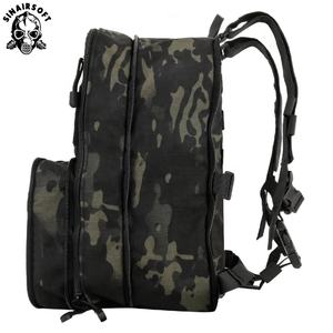 Mochila Táctica Plana de Nailon 500D D3, Portahidratación, Bolsa Molle Expandible, Chaleco Multiusos, Bolsa de Viaje - Product Image 2