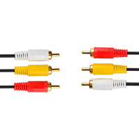 Cantell kabel audio 3rca ke 3rca, kabel av konektor av Kabel video kabel rca Harga Murah 1.5m 3m 5m