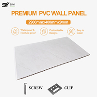 Paneles de Pared de PVC Ignífugos e Impermeables, Decoración Moderna para Techos Interiores de Restaurantes, Baños y Salas de Estar