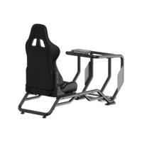 Simulador de Carreras Ajustable LRS14-BS04, Estructura Inclinable con Soporte para Volante, Plataforma de Juego de Carreras para PC, Compatible con Logitech G29 G920 F1