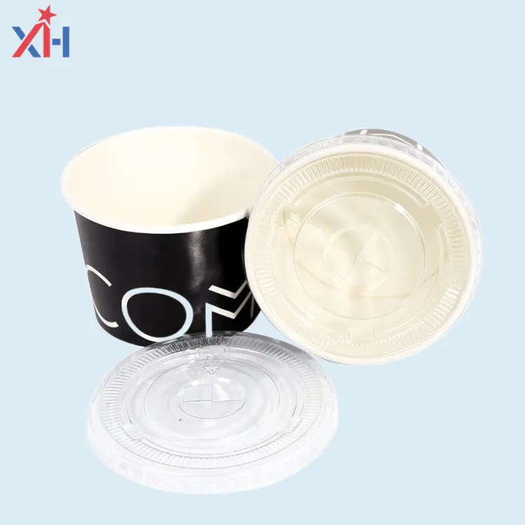 China factory supply custom good quality low price matte lamination disposable ice cream cup