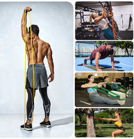Bandas de Ejercicio TPE de Buena Calidad para Entrenamiento de Atletas, Fitness, Agilidad, Carrera, Deporte, Duraderas, Antideslizantes, Alta Elasticidad, 25/30/35 Libras