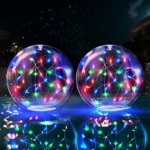 Bola Luminosa LED al por Mayor, Decoración Impermeable para Piscina al Aire Libre, Luz Solar para Playa, Lámpara Inflable para Jardín y Patio - Product Image 6