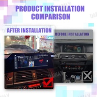 Autoradio Android 12 Qualcomm pour BMW X5 E70 F15 X6 E71 F16 2007-2020 Lecteur Multimédia GPS Automobile