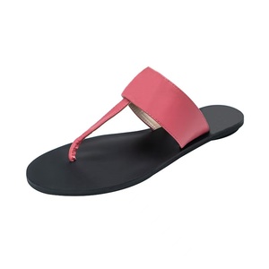 Nouvelles sandales d'été pour femmes, <span class=keywords><strong>tongs</strong></span> décontractées, mules en <span class=keywords><strong>cuir</strong></span> PU, chaussures plates confortables pour femmes - Product Image 6