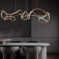 Lustre personnalisé Ascenseur Décoration Service des ventes Table de sable Lampe d'ingénierie Centre commercial Lumière créative Lustre de hall