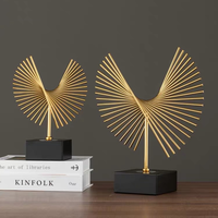 Accessoires de décoration d'intérieur faits à la main en fer forgé, abstraits, modernes et traditionnels, de luxe, pour salles à manger/salons, bureaux à domicile, Noël
