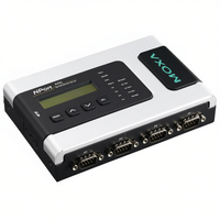 Module de communication industriel Ethernet I/O Moxa NPort 6450, serveur de périphériques série 4 ports RS-232