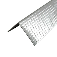 Profilé d'angle perforé en acier galvanisé pour cloison sèche, garniture de bordure, grille de plafond et ossature d'angle pour le plâtrage