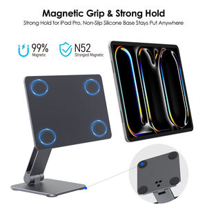 Support de tablette de bureau pliable magnétique en alliage d'aluminium réglable 360 pour <span class=keywords><strong>iPad</strong></span> Pro 11 pouces (M2) - Product Image 2