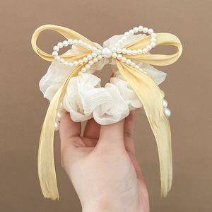 C & <span class=keywords><strong>J</strong></span> Yanye คลิปหนีบผมรูปโบว์ปลาฉลามติดมุกสีเหลืองสวยงามอุปกรณ์เสริมกิ๊บหนีบผมกิ๊บหนีบผม - Product Image 5