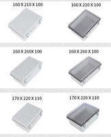 Boîtier étanche IP67 boîtier électronique couvercle transparent couvercle articulé boîte de jonction ABS boîtier étanche en plastique scellé électrique