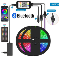 Bande lumineuse LED RGB SMD5050 5M 2M 3M 4M 10m Ruban de diodes flexible Ruban LED néon Bande LED USB 5V Rétroéclairage TV