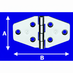 AL854IN4070 aldege 304 in acciaio inox cerniera per mobili nautici officine bagni Kitchens-40x70mm - Product Image 1