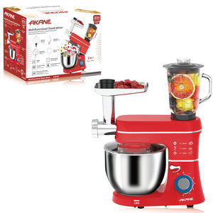 AKANE A.6676 1400W Mixeur sur socle multifonctionnel avec bol de 7L Mélangeur Hachoir <span class=keywords><strong>à</strong></span> viande Fouet et crochet <span class=keywords><strong>à</strong></span> pâte - Product Image 3